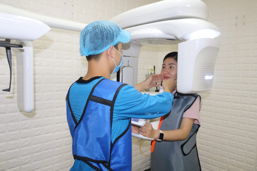 Máy quét CT Cone Beam được sử dụng để chụp X-quang trong điều trị ở nha khoa kỹ thuật số 