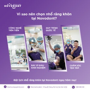 vì sao nên chọn nhổ răng khôn tại novodont